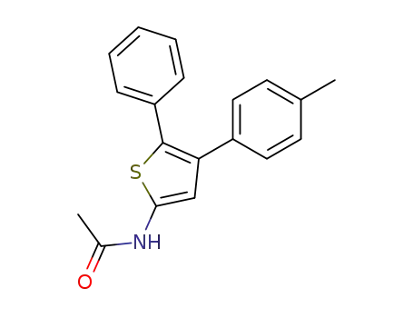 Molecular Structure of 538326-92-0 (Acetamide, N-[4-(4-methylphenyl)-5-phenyl-2-thienyl]-)