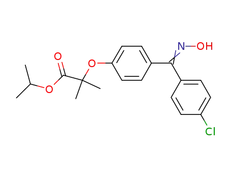 isopropyl 2-(4-((4-chlorophenyl)(hydroxyimino)methyl)phenoxy)-2-methylpropanoate