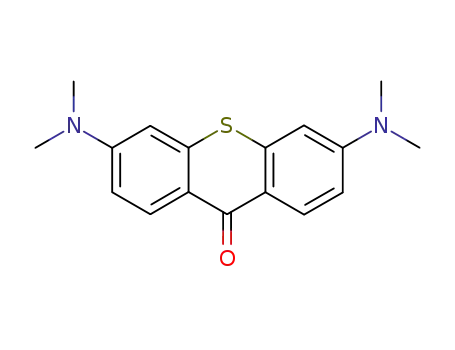 Molecular Structure of 7031-01-8 (9H-Thioxanthen-9-one, 3,6-bis(dimethylamino)-)