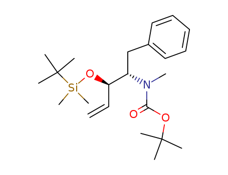 [1-benzyl-2-(<i>tert</i>-butyl-dimethyl-silanyloxy)-but-3-enyl]-methyl-carbamic acid <i>tert</i>-butyl ester