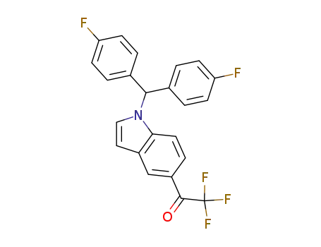 2,2,2-trifluoro-1-[1-di(4-fluorophenyl)methylindol-5-yl]-1-ethanone