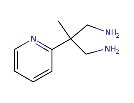 Molecular Structure of 199984-52-6 (1,3-Propanediamine, 2-methyl-2-(2-pyridinyl)-)