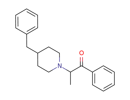 1-Propanone, 1-phenyl-2-[4-(phenylmethyl)-1-piperidinyl]-