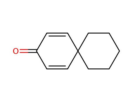 Molecular Structure of 4729-21-9 (Spiro[5.5]undeca-1,4-dien-3-one)