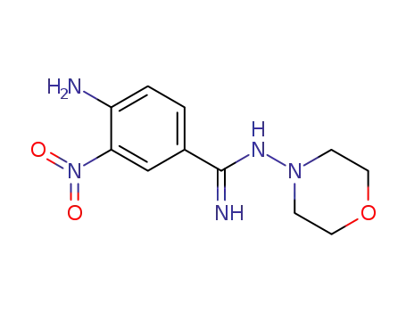 4-amino-3-nitro-(N-morpholinyl)benzamidine