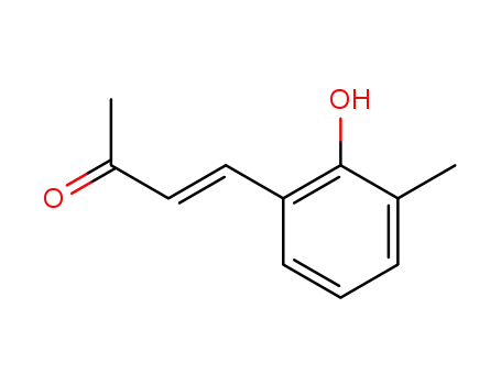 Molecular Structure of 500902-77-2 (3-Buten-2-one, 4-(2-hydroxy-3-methylphenyl)-, (3E)-)