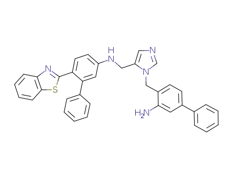 Molecular Structure of 1166977-17-8 (1H-Imidazole-5-methanamine, 1-[(3-amino[1,1'-biphenyl]-4-yl)methyl]-N-[6-(2-benzothiazolyl)[1,1'-biphenyl]-3-yl]-)