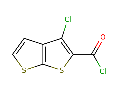 Thieno[2,3-b]thiophene-2-carbonylchloride, 3-chloro-