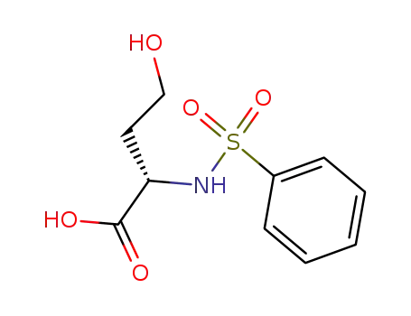 Molecular Structure of 558481-13-3 (N-(phenylsulfonyl)-L-homoserine)