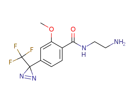 Benzamide,
N-(2-aminoethyl)-2-methoxy-4-[3-(trifluoromethyl)-3H-diazirin-3-yl]-