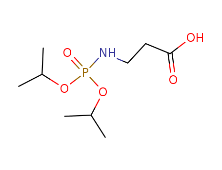 Molecular Structure of 110484-57-6 (b-Alanine, N-[bis(1-methylethoxy)phosphinyl]-)