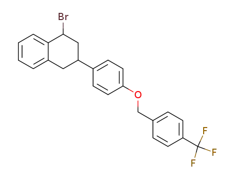 1-bromo-3-[4-(4-trifluoromethyl-benzyloxy)-phenyl]-1,2,3,4-tetrahydro-naphthalene