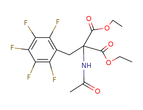 Propanedioic acid, (acetylamino)[(pentafluorophenyl)methyl]-, diethyl
ester