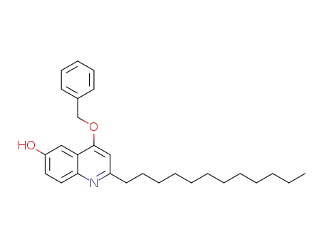Molecular Structure of 1270008-55-3 (4-benzyloxy-2-dodecylquinolin-6-ol)