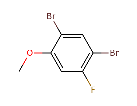 861928-16-7,1,5-Dibromo-2-fluoro-4-methoxybenzene,1,5-Dibromo-2-fluoro-4-methoxybenzene;2,4-Dibromo-5-fluoroanisole