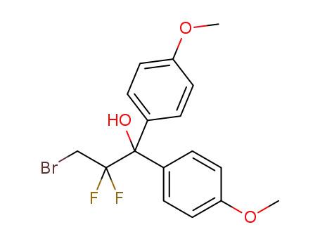3-bromo-2,2-difluoro-1,1-bis(4-methoxyphenyl)propan-1-ol