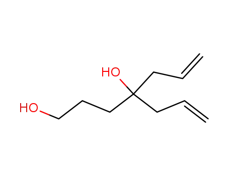 Molecular Structure of 1727-87-3 (6-Heptene-1,4-diol, 4-(2-propenyl)-)