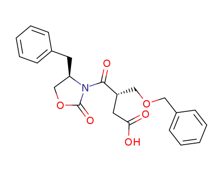 (3S)-4-[(4R)-4-benzyl-2-oxo-1,3-oxazolidin-3-yl]-3-[(benzyloxy)methyl]-4-oxobutanoic acid