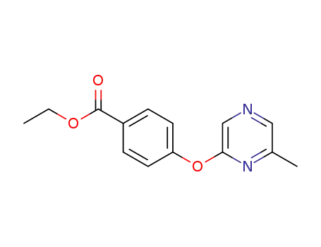 Molecular Structure of 906353-03-5 (Ethyl 4-[(6-methylpyrazin-2-yl)oxy]benzoate)