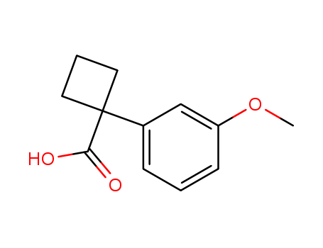 1-(3-Methoxyphenyl)cyclobutanecarboxylic acid                                                                                                                                                           (74205-43-9)