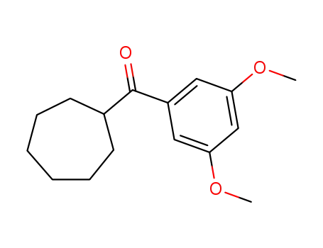 Molecular Structure of 623559-89-7 (Methanone, cycloheptyl(3,5-dimethoxyphenyl)-)