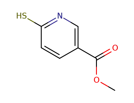 Molecular Structure of 74470-34-1 (3-Pyridinecarboxylic acid, 1,6-dihydro-6-thioxo-, methyl ester)