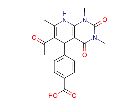 4-(6-ACETYL-1,3,7-TRIMETHYL-2,4-DIOXO-1,2,3,4,5,8-HEXAHYDROPYRIDO[2,3-D]PYRIMIDIN-5-YL)BENZOIC ACID