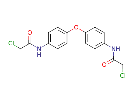 Molecular Structure of 10224-03-0 (2-CHLORO-N-(4-[4-(2-CHLORO-ACETYLAMINO)-PHENOXY]-PHENYL)-ACETAMIDE)