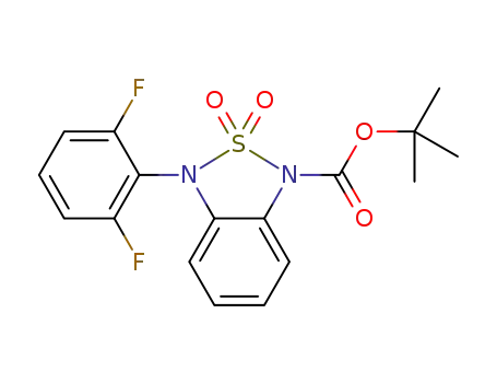 1-(tert-butyloxycarbonyl)-3-(2,6-difluorophenyl)-1,3-dihydrobenzothiadiazole-S,S-dioxide