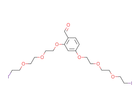 Molecular Structure of 796971-54-5 (Benzaldehyde, 2,4-bis[2-[2-(2-iodoethoxy)ethoxy]ethoxy]-)
