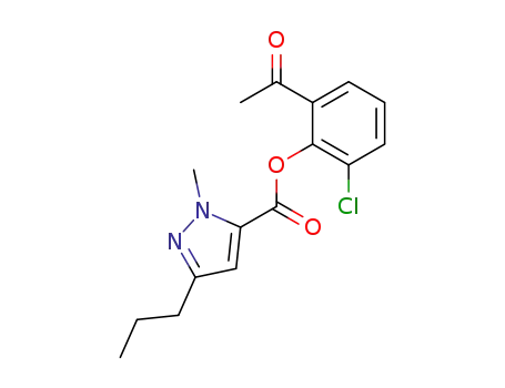 2-methyl-5-propyl-2<i>H</i>-pyrazole-3-carboxylic acid 2-acetyl-6-chloro-phenyl ester