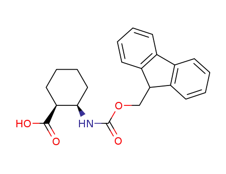 Molecular Structure of 430460-38-1 ((1S,2R)-FMOC-2-AMINOCYCLOHEXANE CARBOXYLIC ACID)