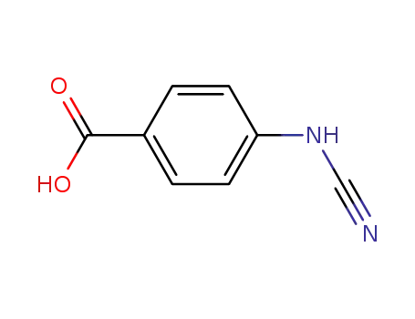Molecular Structure of 61700-58-1 (4-CYANAMINOBENZOIC ACID)