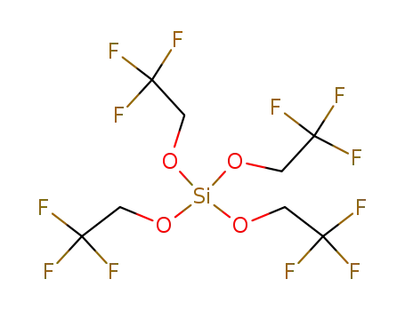 Molecular Structure of 338-39-6 (TETRAKIS(2,2,2-TRIFLUOROETHOXY)SILANE)