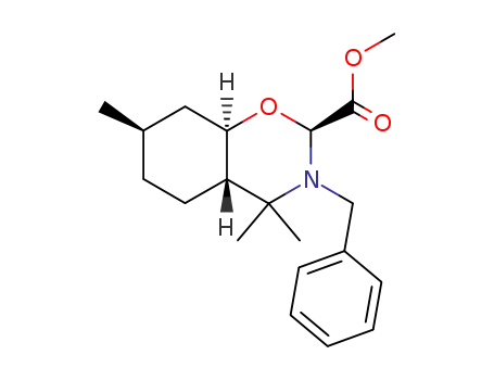 methyl <2S(2α,4aα,7α,8aβ)>-octahydro-3-(phenylmethyl)-4,4,7-trimethyl-2H-1,3-benzooxazine-2-carboxylate