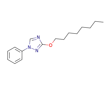 Molecular Structure of 1332370-73-6 (3-(octyloxy)-1-phenyl-1H-1,2,4-triazole)