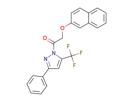 5-trifluoromethyl-3-phenyl-1H-1-(2-naphthoxyacetyl)pyrazole