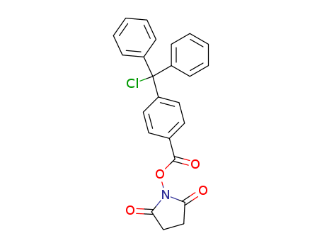 2,5-Pyrrolidinedione, 1-[[4-(chlorodiphenylmethyl)benzoyl]oxy]-(164168-40-5)