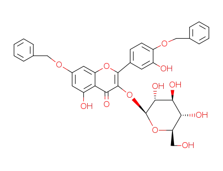 4',7-di-O-benzyl-3-O-(β-D-glucopyranosyl)quercetin