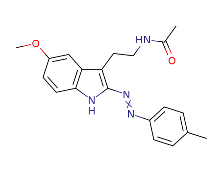 N-[2-(5-methoxy-2-(p-methylphenylazo)indol-3-yl)ethyl]acetamide