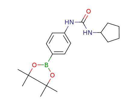 Urea,N-cyclopentyl-N'-[4-(4,4,5,5-tetramethyl-1,3,2-dioxaborolan-2-yl)phenyl]-