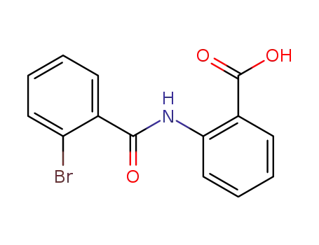 Molecular Structure of 18600-62-9 (2-[(2-BROMOBENZOYL)AMINO]BENZOIC ACID)