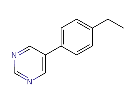 Molecular Structure of 904707-56-8 (Pyrimidine, 5-(4-ethylphenyl)- (9CI))