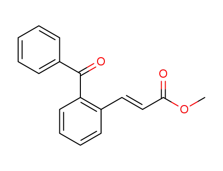 Molecular Structure of 1373824-12-4 (methyl (E)-3-(2′-benzoylphenyl)acrylate)