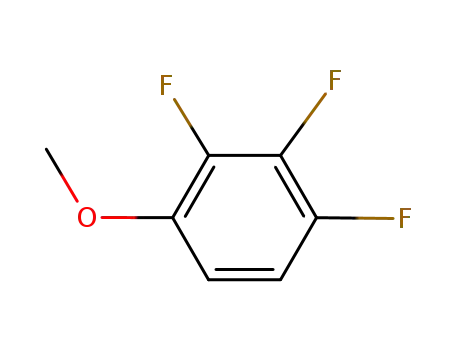 Molecular Structure of 203245-16-3 (Benzene, 1,2,3-trifluoro-4-methoxy- (9CI))