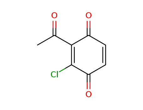 Molecular Structure of 52095-13-3 (2-acetyl-3-chloro-1,4-benzoquinone)