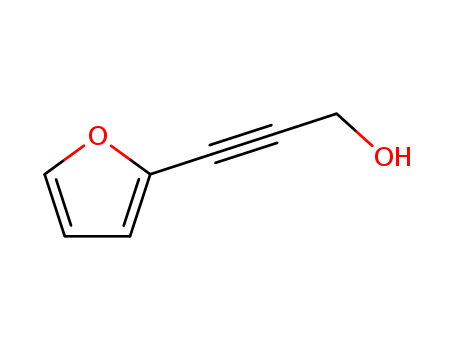 Molecular Structure of 1194-12-3 (2-Propyn-1-ol, 3-(2-furanyl)-)