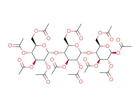 a-D-Glucopyranose,O-2,3,4,6-tetra-O-acetyl-b-D-glucopyranosyl-(1?4)-O-2,3,6-tri-O-acetyl-b-D-glucopyranosyl-(1?4)-, tetraacetate (9CI) cas  31873-40-2