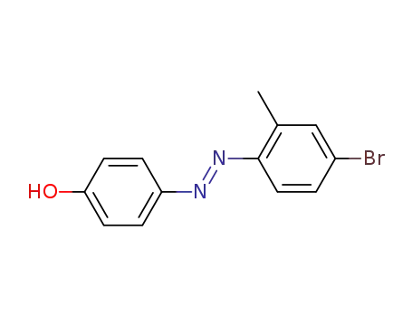 Molecular Structure of 784189-19-1 (Phenol, 4-[(1E)-(4-bromo-2-methylphenyl)azo]-)