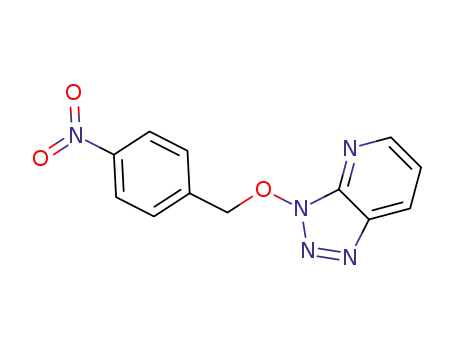 Molecular Structure of 353262-26-7 (3-((4-nitrobenzyl)oxy)-3H-[1,2,3]triazole[4,5-b]pyridine)